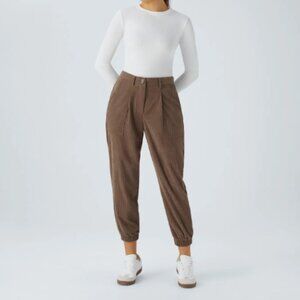 HALARA AuraCord MidRise Corduroy Casual Joggers Size XS Tall NWOT